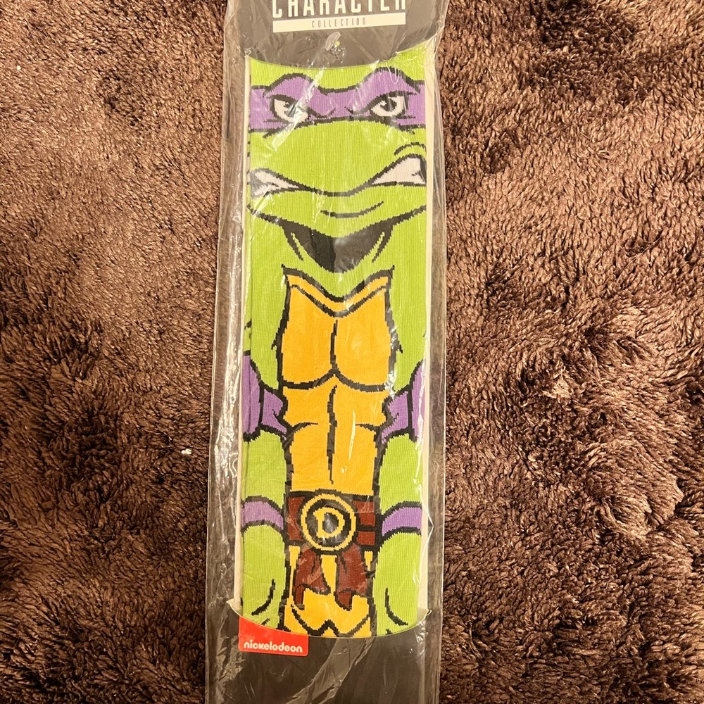 Teenage Mutant Ninja Turtle socks!